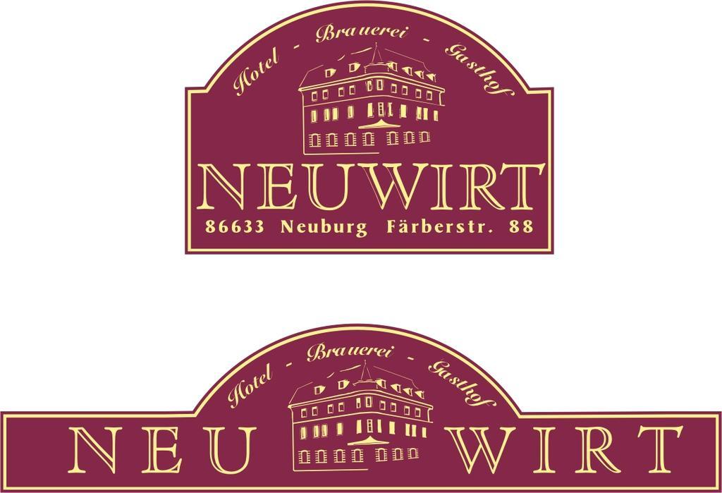 Hotel & Brauerei-Gasthof Neuwirt ノイブルク・アン・デア・ドナウ エクステリア 写真